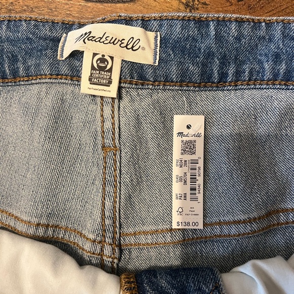 NWT Madewell Plus Mid Rise Perfect Vintage Jean Size 28W - Picture 11 of 12